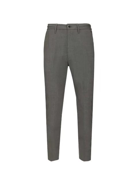 elasticated straight-leg trousers by NINE IN THE MORNING