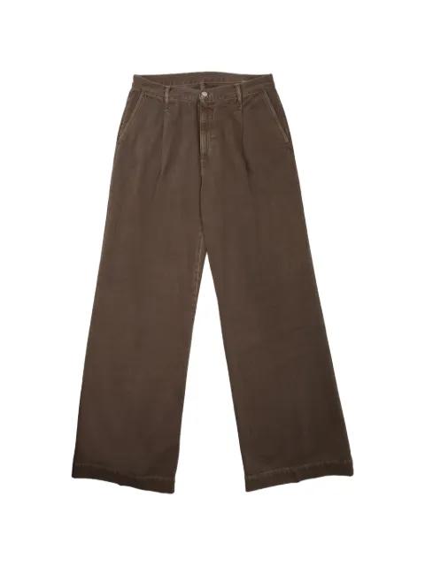 pleated palazzo pants by NINE IN THE MORNING