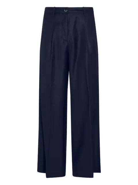 pleated tailored trousers by NINE IN THE MORNING