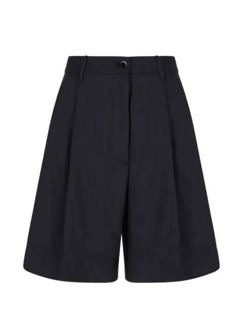 pleated wide-leg shorts by NINE IN THE MORNING