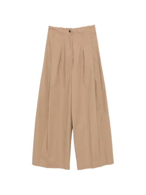 pleated wide-leg trousers by NINE IN THE MORNING