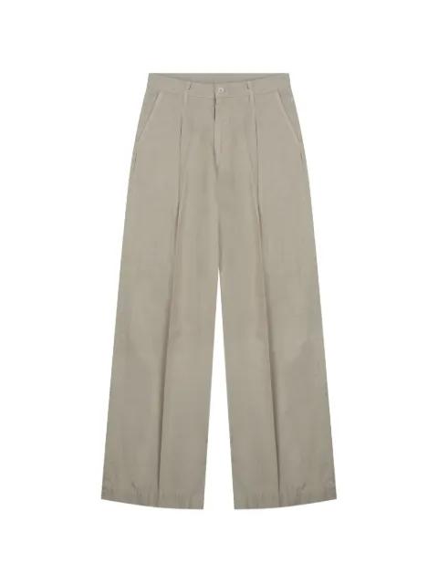 pleated wide-leg trousers by NINE IN THE MORNING