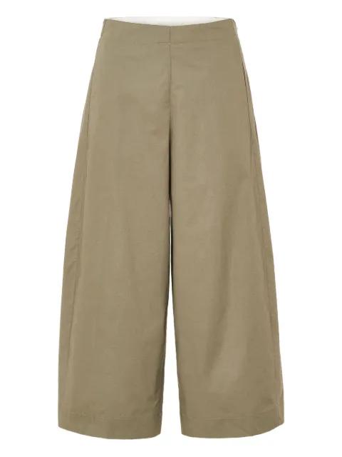 pleated wide-leg trousers by NINE IN THE MORNING