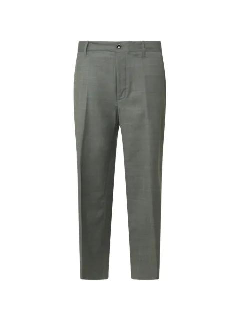 pressed-crease stretch trousers by NINE IN THE MORNING