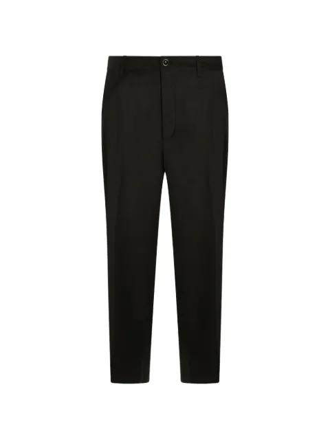 pressed-crease stretch trousers by NINE IN THE MORNING