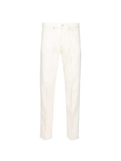 red stitching jeans by NINE IN THE MORNING
