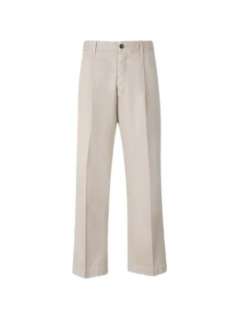 straight-cut chino trousers by NINE IN THE MORNING