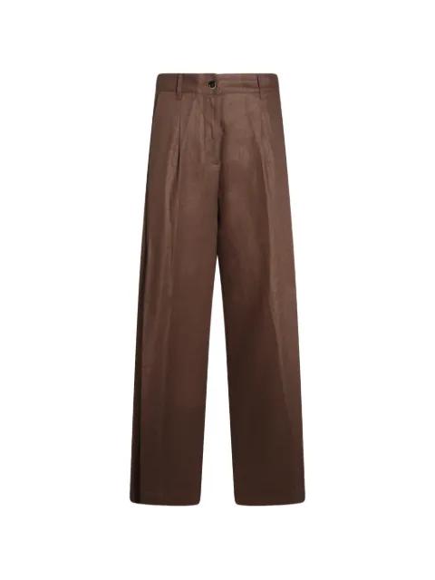 straight-leg trousers by NINE IN THE MORNING