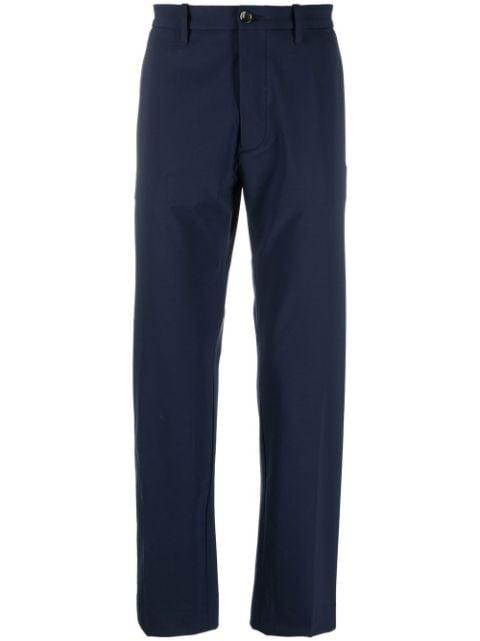 straight-leg wool-blend trousers by NINE IN THE MORNING