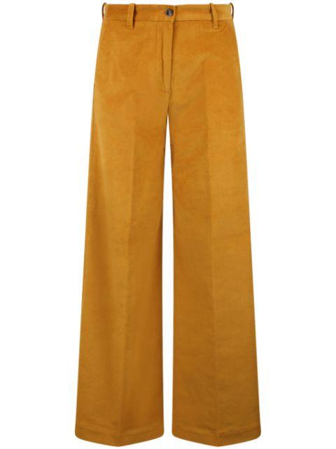 velvet trousers by NINE IN THE MORNING