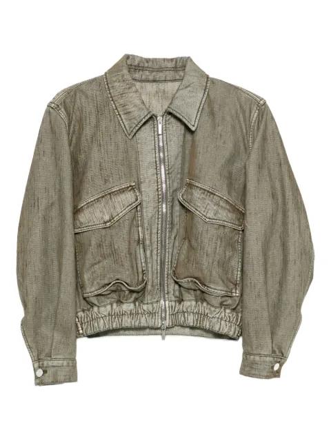 zip pocket jacket by NINE IN THE MORNING