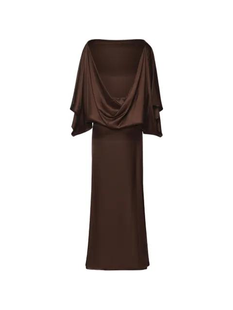Tha Macha batwing-sleeve maxi dress by NINEMINUTES