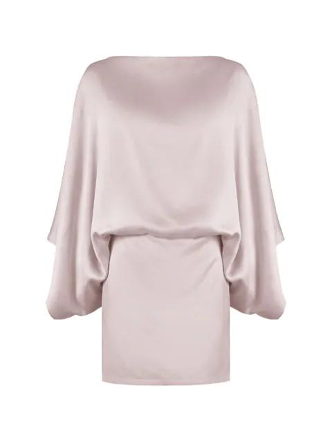 The Macha draped-back mini dress by NINEMINUTES
