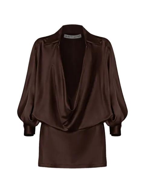 The Mona draped mini dress by NINEMINUTES