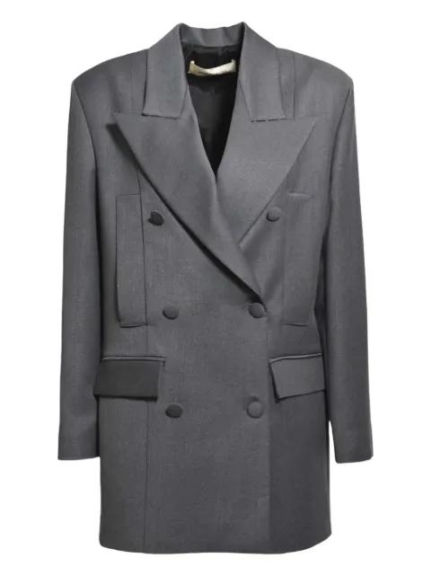 double-breasted tailored coat by NINEMINUTES