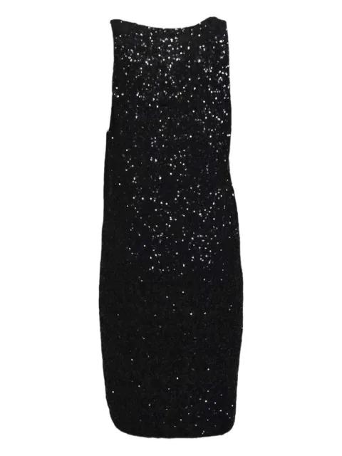 sequin scoop-neck dress by NINEMINUTES