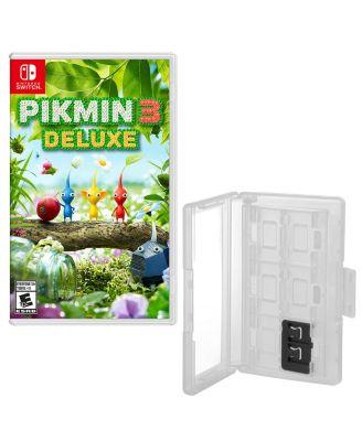 Pikmin 3 Deluxe Game with Game Caddy - Switch by NINTENDO