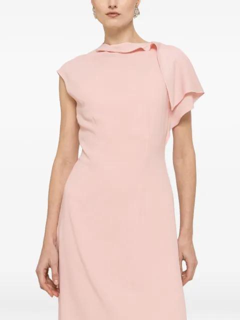 A-line ruffle midi dress by NISSA
