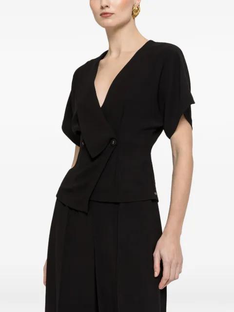 V-neck button top by NISSA