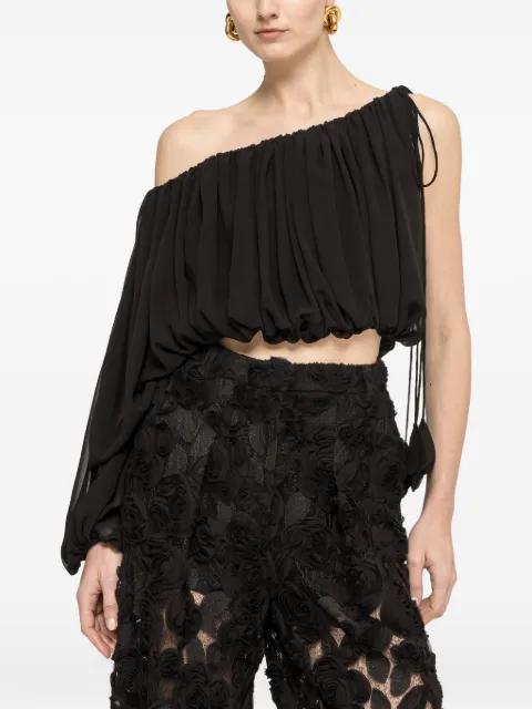 asymmetrical chiffon top by NISSA