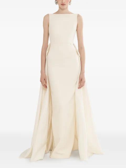 backless maxi dress by NISSA