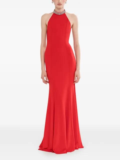 backless maxi dress by NISSA