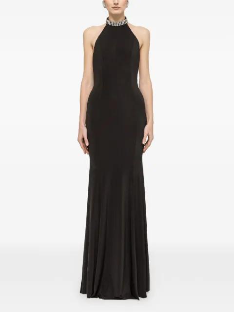 backless maxi dress by NISSA