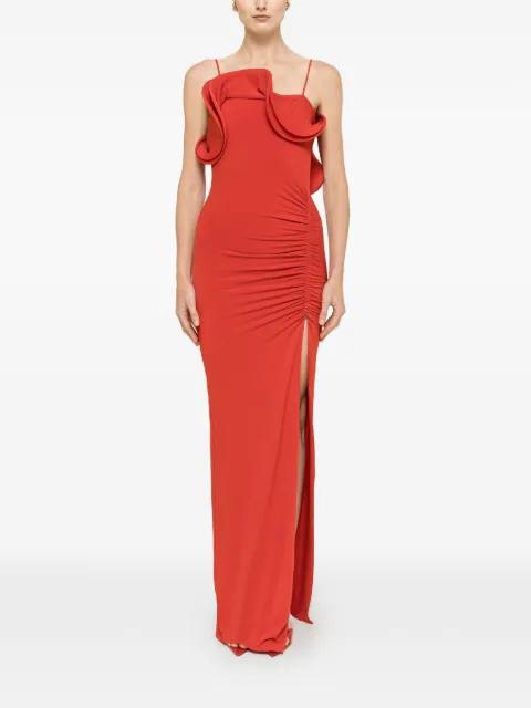 backless maxi dress by NISSA