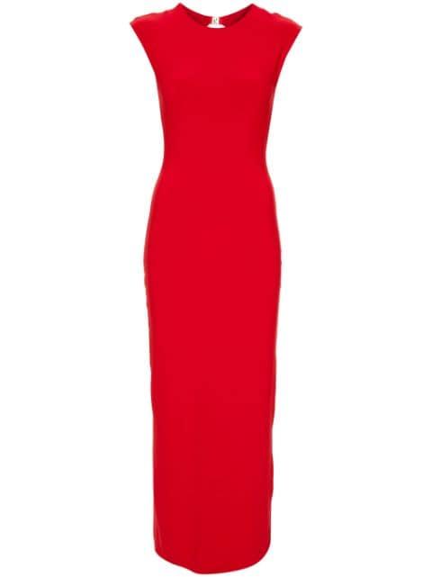 backless midi dress by NISSA