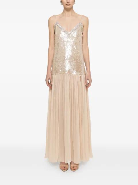 backless sequin maxi dress by NISSA