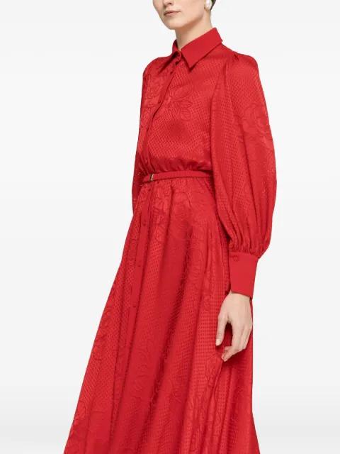 belted midi dress by NISSA