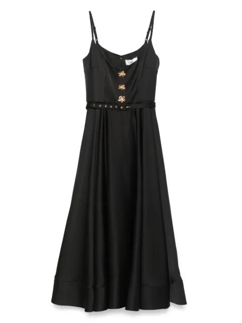 belted midi dress by NISSA