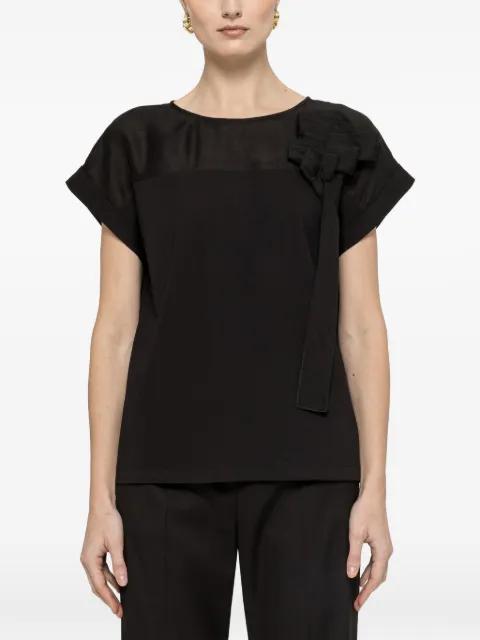 bow detail blouse by NISSA