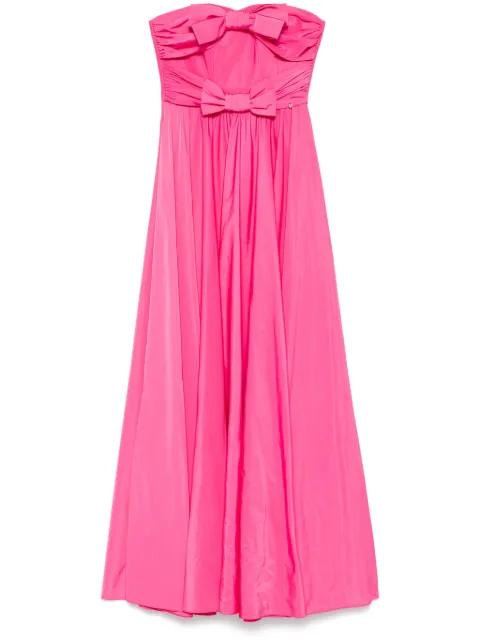 bow-detail gown by NISSA