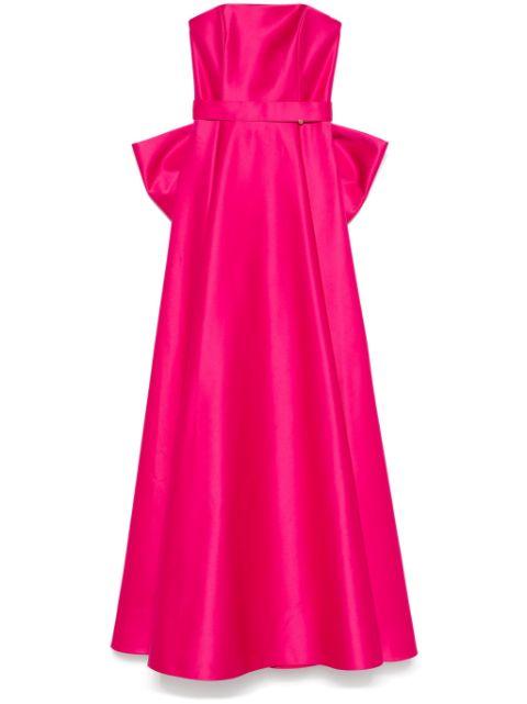 bow-detail maxi dress by NISSA