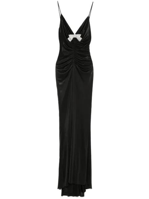 bow-detailed maxi dress by NISSA