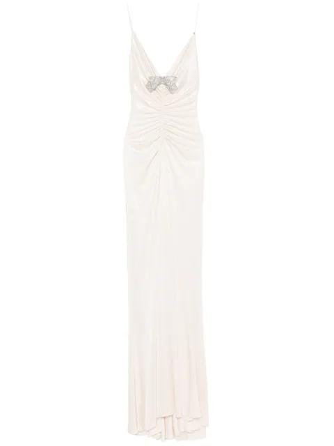 bow-detailed maxi dress by NISSA