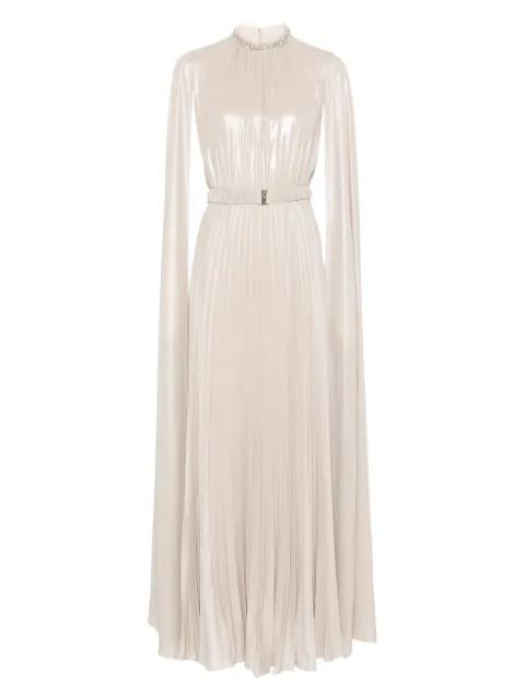 cape-design maxi dress by NISSA