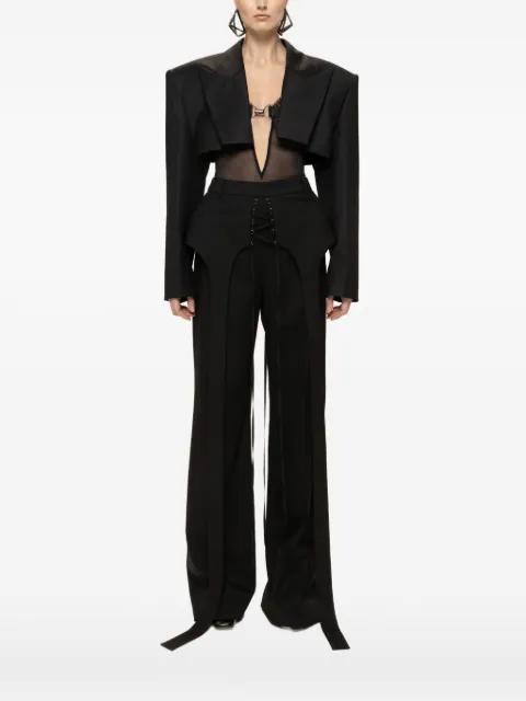 cropped blazer by NISSA