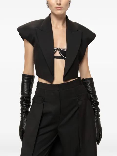 cropped waistcoat by NISSA