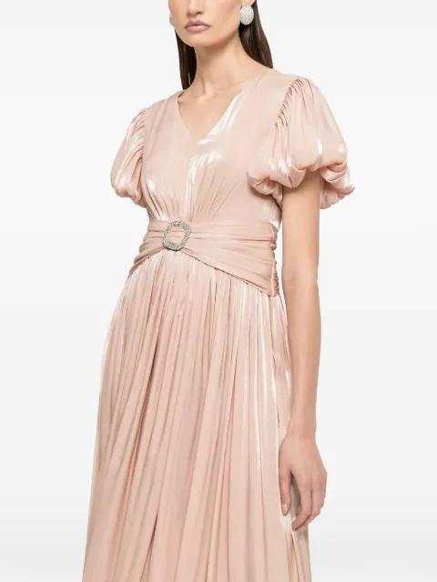 crystal detail chiffon dress by NISSA