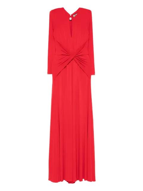 crystal-detail maxi dress by NISSA