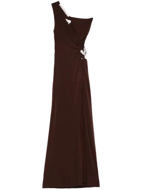 crystal-embellished gown by NISSA