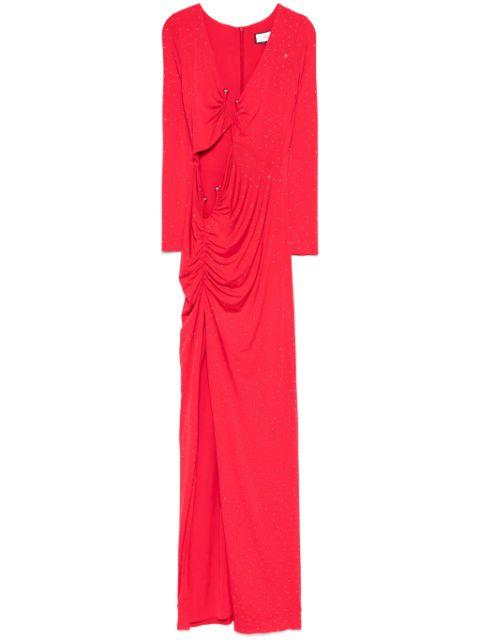 crystal-embellished maxi dress by NISSA