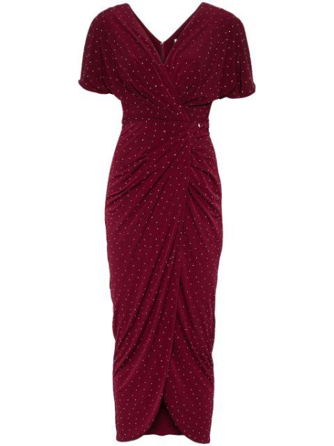 crystal-embellished maxi dress by NISSA
