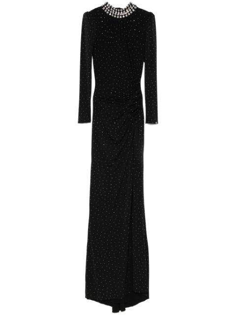 crystal-embellished maxi dress by NISSA