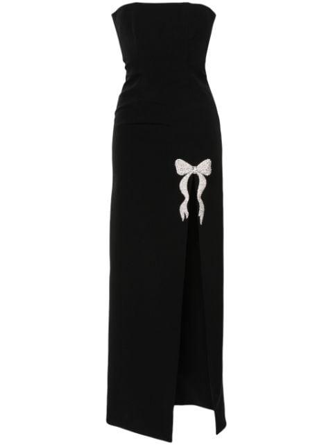 crystal-embellished maxi dress by NISSA