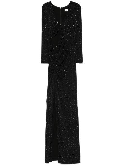 crystal-embellished maxi dress by NISSA
