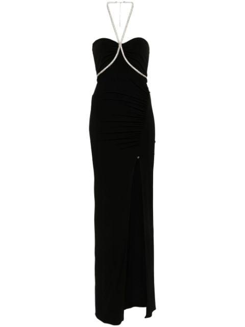 crystal-embellished maxi dress by NISSA