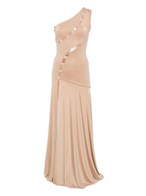 crystal-embellished maxi dress by NISSA